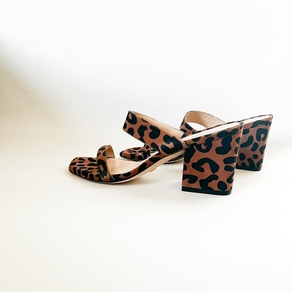 NEW STUART WEITZMAN Olive 75 Cappucino Leopard Heeled Sandals US 7 - Picture 5 of 5